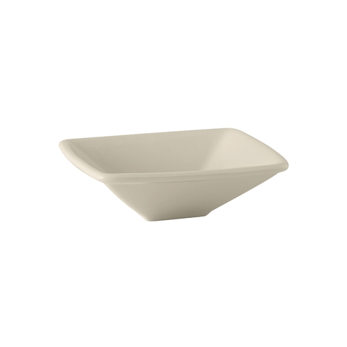 Tuxton China Inc BEB-160F Duratux 15.5 oz Ceramic American White/Eggshell Square Bowl