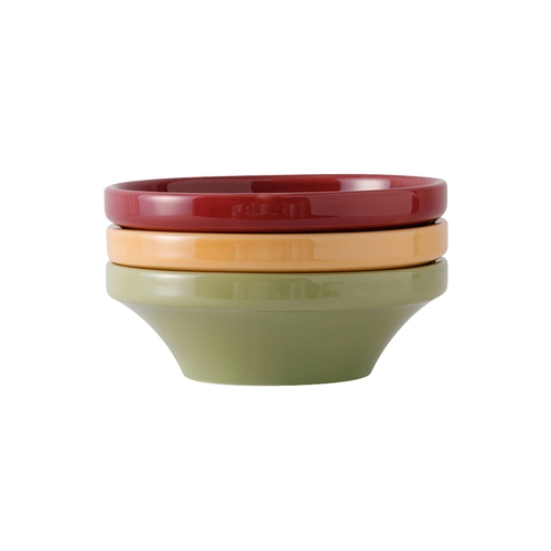 Tuxton China Inc DYB-130D 13 oz. Assorted Ceramic Soup Bowls - 1 Doz
