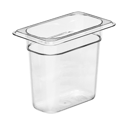 Cambro 96PCW135 Camwear 1/9 Size 4in Deep Polycarbonate Food Pan