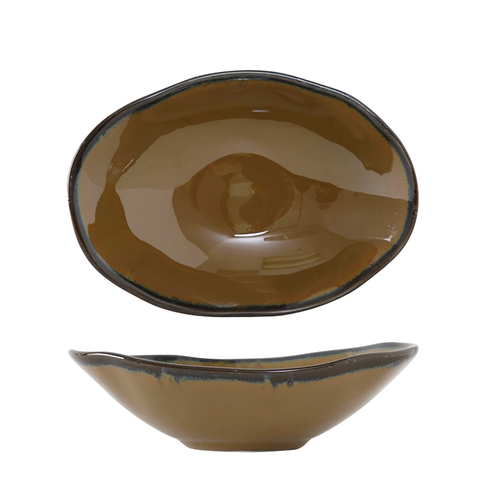Tuxton China Inc GAJ-402 Artisan 11-1/2 oz. Agave Mojave Capistrano Bowl - 1 Doz