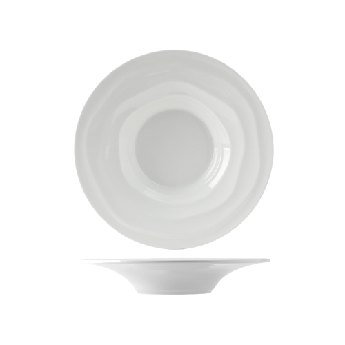 Tuxton China Inc GDP-063 Sandbar 15 oz. Porcelain White Pasta Bowl - 1 Doz