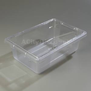 Carlisle 1061107 6ea. Storplus Clear Food Storage Boxes 12in x 18in x 6in