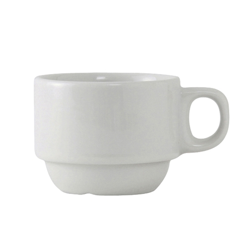 Tuxton China Inc ALF-0303 Alaska/Colorado 3 oz. Porcelain White Demitasse Cup - 3 Doz