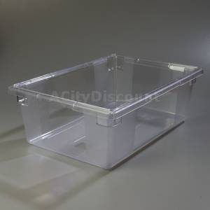 Carlisle 1062207 4ea. Storplus Clear Food Storage Boxes 18in x 26in x 9in
