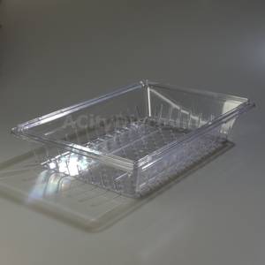 Carlisle 1062807 6ea. Storplus Clear Food Storage Colanders 