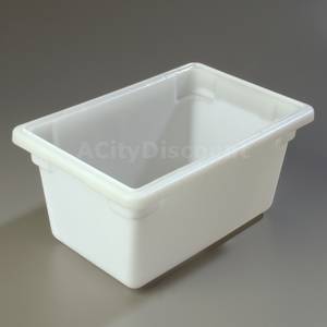 Carlisle 1063202 6ea. Storplus White Food Storage Boxes 12in x 18in x 9in