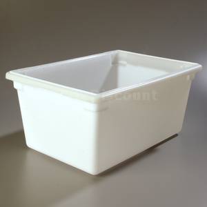 Carlisle 1064302 3ea. Storplus White Food Storage Boxes 18in x 26in x 12in