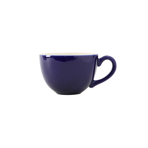 Tuxton China Inc B2F-1601 Europa 16 oz American Cobalt/Eggshell Cappuccino Cup - 1 Doz