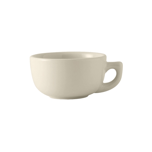 Tuxton China Inc BEF-1402 DuraTux 14 oz American White/Eggshell Cappuccino Cup - 2 Doz