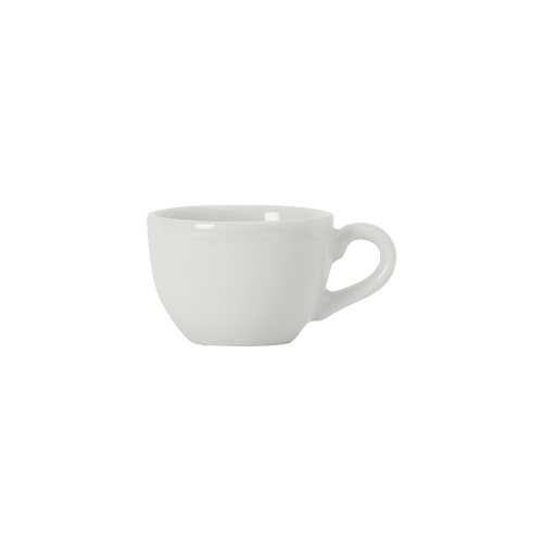 Tuxton China Inc BPF-0301 DuraTux 3 oz. Porcelain White Cappuccino Cup - 2 Doz