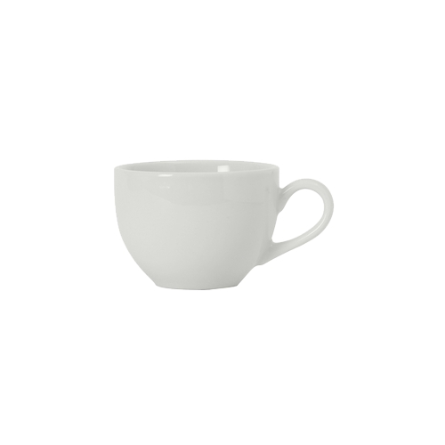 Tuxton China Inc BPF-0801 DuraTux 8 oz. Porcelain White Cappuccino Cup - 2 Doz