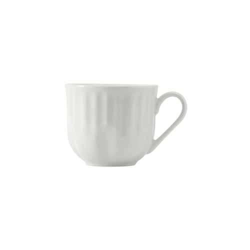 Tuxton China Inc SCF-080 Charleston 8 oz. Porcelain White Ceramic Cup - 3 Doz