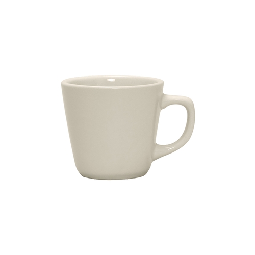 Tuxton China Inc TRE-701 Reno/Nevada 7 oz. American White/Eggshell Ceramic Cup - 3 Dz