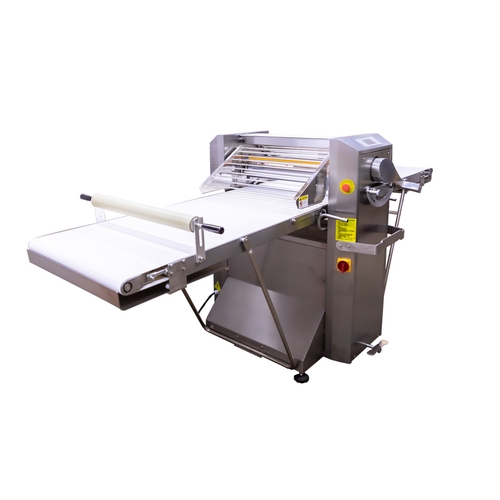 American Eagle Food Machinery AE-DS520B-SS Premium Reversible Dough Sheeter w/ 20" x 82" Converyor Belt