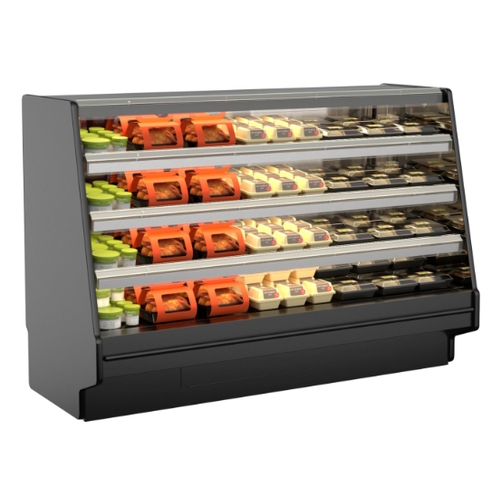 Structural Concepts GHSS856HLB Fusion 97.5" Powder Coated Heated Self-Service Case