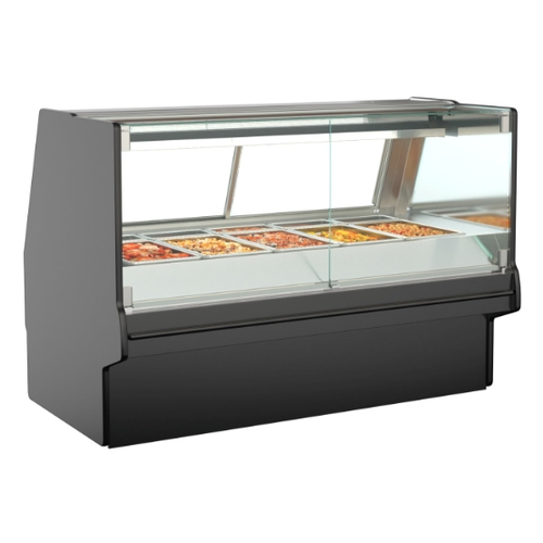 Structural Concepts GMSV8H Fusion 97.5" Stainless Steel Floor Model Heated Service Case