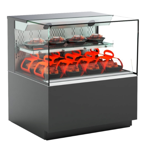 Structural Concepts NR4840HSSV Reveal 47.75" Powder Coated Heated Self-Service Display Case