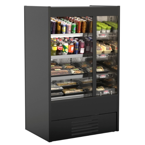 Structural Concepts B3924RH Oasis 39" Powder Coated Hot & Cold Self-Service Case