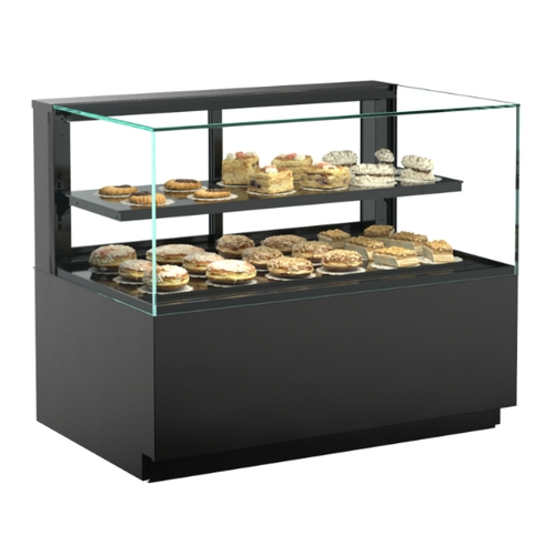 Structural Concepts NR3640DSV Reveal 36" Black Exterior Dry Display Case w/ Sliding Door