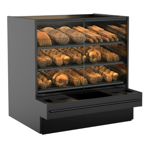Structural Concepts GHPF652LB Fusion 75.5" Laminated Dry Self-Service Display Case