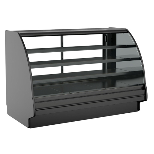 Structural Concepts GHS1056RLB (CURVED) Fusion 123" x 43" High Profile Refrigerated Display Case