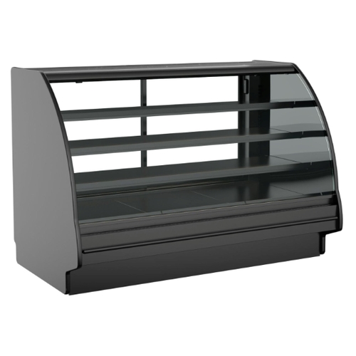 Structural Concepts GHS1256RLB-CURVED Fusion 148.5" x 43" High Profile Refrigerated Display Case