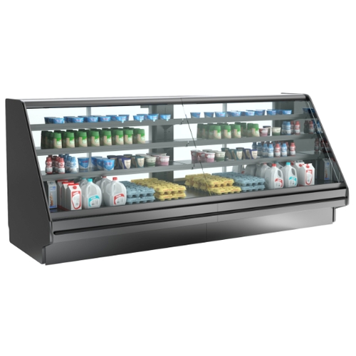Structural Concepts GHS656RLB-FLAT Fusion 75"x43" High Profile Remote Refrigerated Display Case