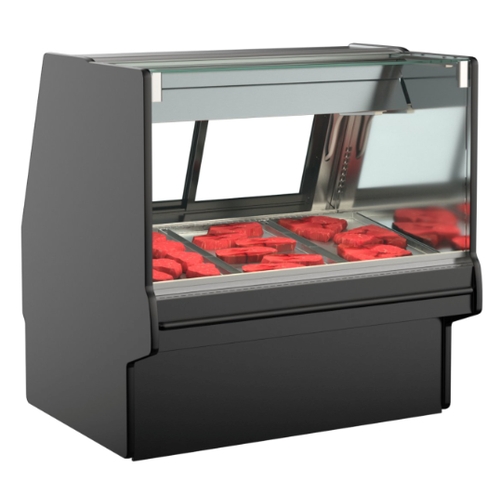 Structural Concepts GMGV8 Fusion 97.5" x 43" Stainless Steel Refrigerated Display Case