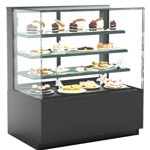 Structural Concepts NR3655RSV Reveal 35.75" Powder Coated Refrigerated Display Case