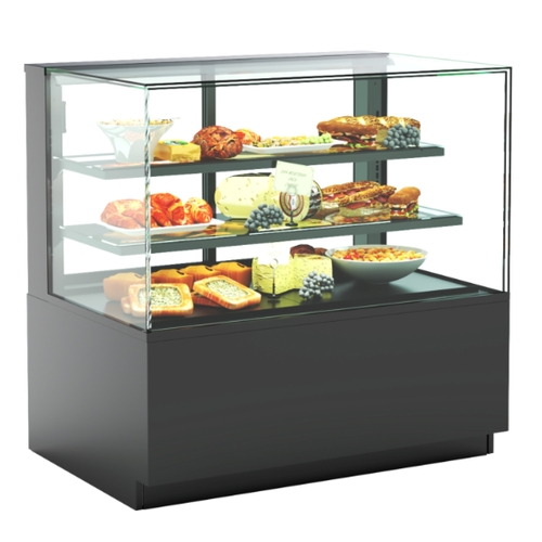 Structural Concepts NR4847RSV Reveal 47.75" Powder Coated Refrigerated Display Case