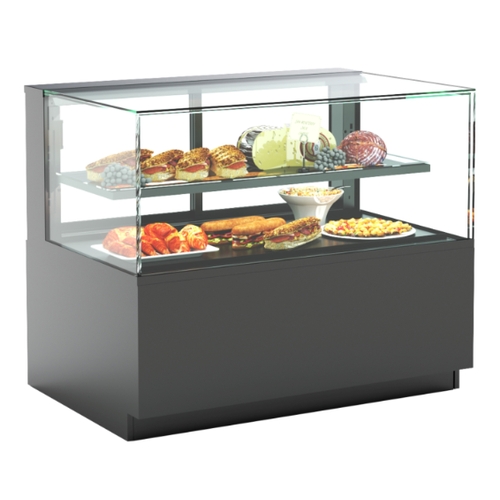Structural Concepts NR6040RSV Reveal 59.75" Powder Coated Refrigerated Display Case