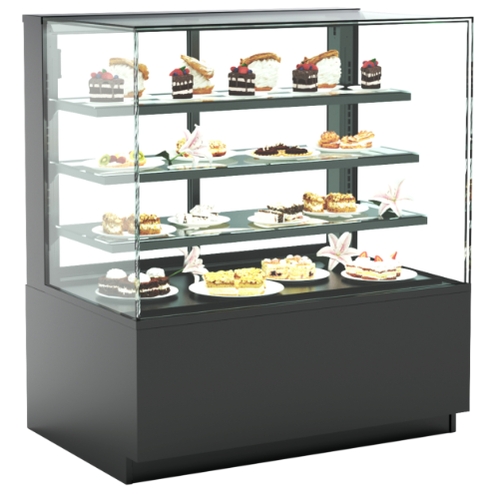 Structural Concepts NR6055RSV Reveal 59.75" Powder Coated Refrigerated Display Case