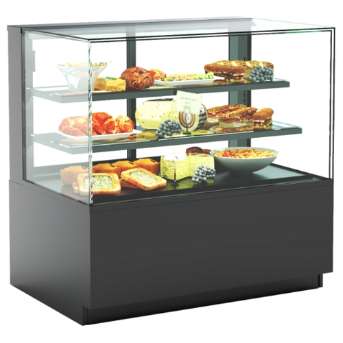 Structural Concepts NR7247RSV Reveal 72" Powder Coated Refrigerated Display Case