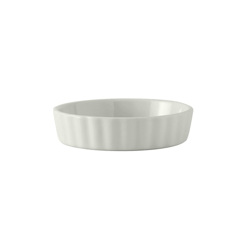 Tuxton China Inc BPK-0805 DuraTux 8 oz. Porcelain White Round Crème Brule Dish - 1 Doz