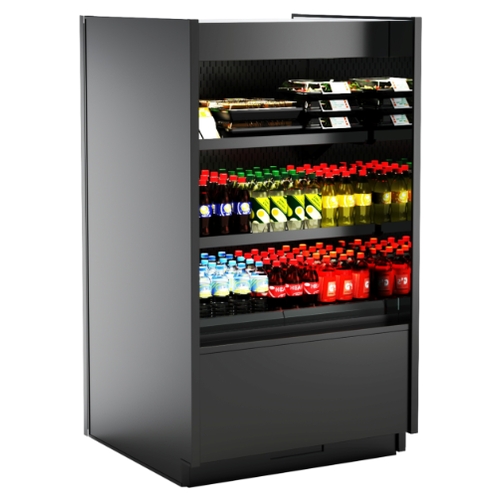 Structural Concepts B55R Oasis 60" Powder Coated Refrigerated Open Front Display Case