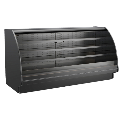 Structural Concepts GHSS1052RLB CURVED Fusion 123.5" Refrigeration Self-Service Display Case
