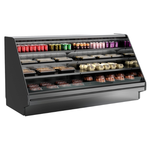 Structural Concepts GHSS852RLB FLAT Fusion 100" Refrigerated Self-Service Display Case