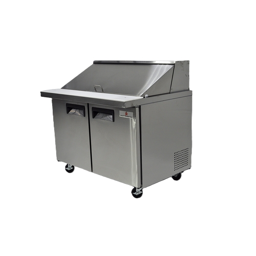 Peach Foodservice PST-48M 48" Refrigerated Mega Top Sandwich Prep Unit