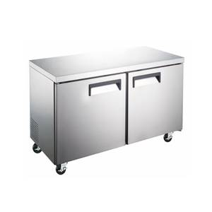 Peach Foodservice PUC-48F 48" Wide Two Door Undercounter Freezer