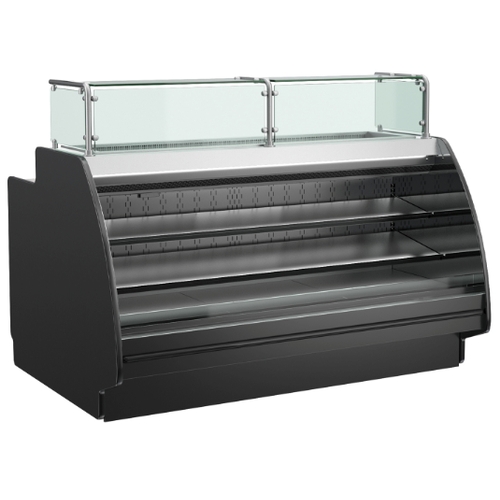 Structural Concepts GP641RRLB Fusion 76" Refrigerated Self-Service Open Front Merchandiser