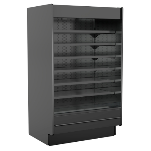 Structural Concepts MD485R Fusion 48"W x 85.5"H Black Refrigerated Display Case