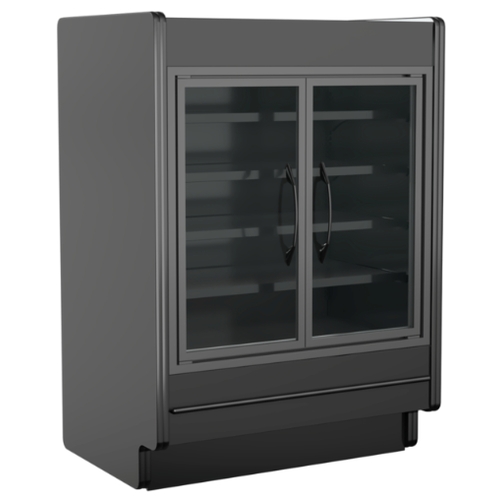 Structural Concepts MD472F Fusion 52" Black Self-Service Remote Freezer Merchandiser
