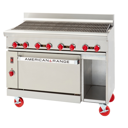 American Range AR-2RB-SB 24" Commercial Gas Charbroiler Range w/ Cast Iron Radiants