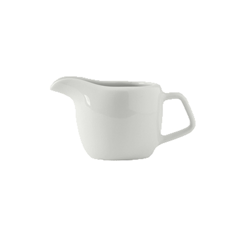 Tuxton China Inc GZP-100 TuxTrendz 3 oz. Porcelain White Creamer with Handle - 1 Doz