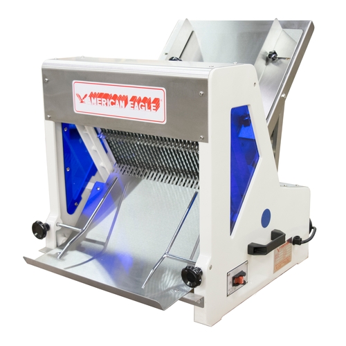 American Eagle Food Machinery AE-BS06-1/2 Countertop Automatic 4 Loaves/Min Bread Slicer - 1/4 Hp