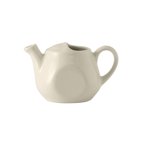 Tuxton China Inc BET-1601 DuraTux 13 oz. American White/Eggshell Teapot - 1 Doz