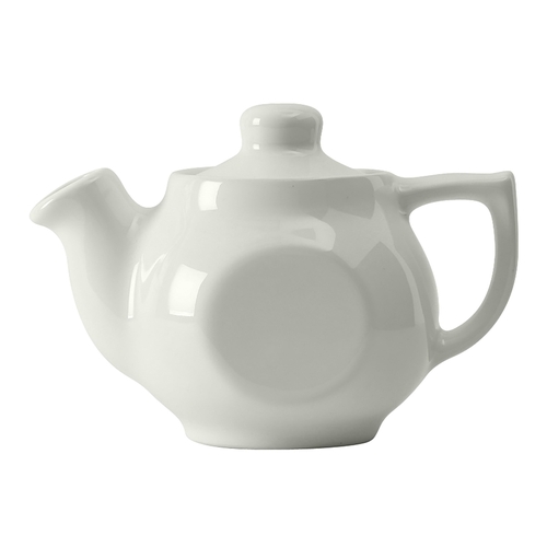 Tuxton China Inc BWT-10A TuxCare 10 oz. White Ceramic Teapot with Lid - 1 Doz
