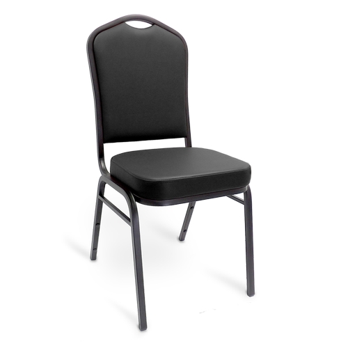 Just Chair Manufaturing M81118Q Catherdral Back Steel Frame Indoor Stacking Banquet Chair