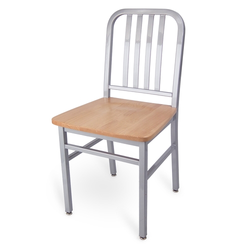 Just Chair Manufaturing CSU-91018 CITYStyle Urban Slatted Back Steel Frame Chair