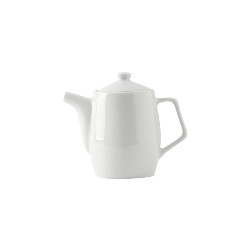Tuxton China Inc GZP-102 TuxTrendz 18 oz. Porcelain White Coffee/Tea Pot - 1 Doz